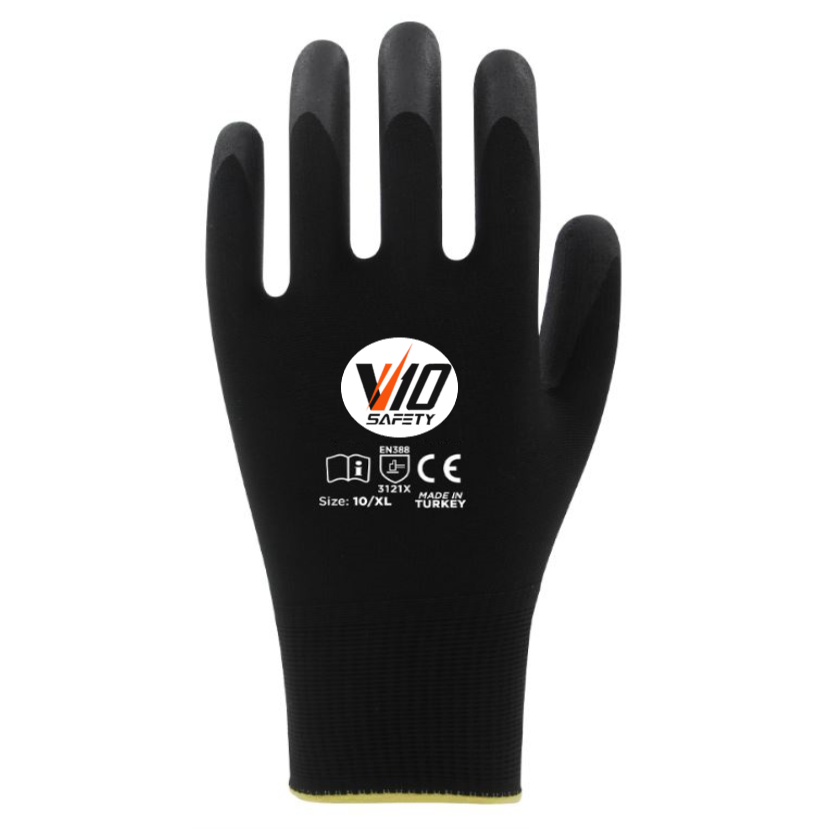 V10 PU TOUCH POLİÜRATAN KAPLI POLYESTER ELDİVEN NO:10