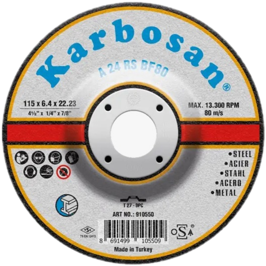 KARBOSAN 115X6,4 TAŞLAMA TAŞI